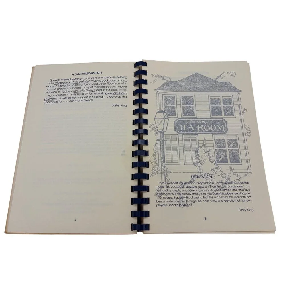Miss Daisy Entertains Cookbook 1980 Franklin TN Tea Room Recipes 1st Printing